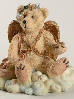 Juliette Angel Bear - Ivory - 2029-10 - Bearstone Collection BOXED